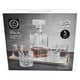thumbnail image 5 of Juego de Decantador Licorera Tapa Hermética con 4 Vasos de Vidrio Grueso con Diseño de Relieve Diamante, Modelo Stirling, Ideal para Vino o Whisky con Caja de Regalo, 5 of 5
