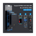 thumbnail image 3 of M2 SSD Case NVME SATA Dual Protocol M.2 to USB Type C 3.1 SSD Adapter for NVME PCIE NGFF SATA SSD Disk Box M.2 SSD Case, 3 of 7