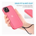 thumbnail image 7 of PlusAcc Waterproof Case for iPhone 13 Underwater Dustproof Antishock Hard Bumper - Pink, 7 of 7