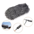 thumbnail image 1 of Protección contra el Viento del micrófono de Piel Artificial para Rode GO, Cubierta Protectora del B ófono de Solapa Rode Micrófono Parabrisas Cubierta Spptty Equipos y accesorios para filmación de video, 1 of 7