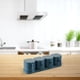 thumbnail image 5 of Contenedores de especias combinados Organizador de condimentos de sal Suministros de cocina para sal Azul b, 5 of 7