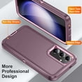thumbnail image 5 of Ancove for Samsung Galaxy S24 Rugged Case,Military Grade Drop Test Heavy Duty Shockproof Frosted Matte Dual Layer Protective Phone Cover for Galaxy S24,Purple+Pink, 5 of 7