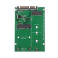 thumbnail image 2 of M.2 NGFF / mSATA SSD a SATA III Convertidor Adaptador Tarjeta Mini PCI-e NGFF B Clave Conector mSATA Notebook PC SSD tholdsy DZ6813-00, 2 of 2