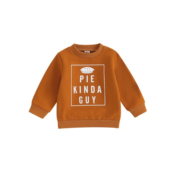 LMLYSoH Kids Baby Sweatshirt Thanksgiving Letter Print Long Sleeve Pullovers Autumn Tops for Toddler Cute Fall Clothes