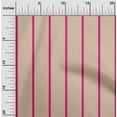 thumbnail image 1 of oneOone Cotton Jersey Light Beige Fabric Pin Stripe Craft Projects Decor Fabric Printed By The Yard 58 Inch Wide, 1 of 4