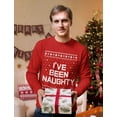 thumbnail image 6 of Tstars Men's I'm On the Naughty List Long Sleeve T-Shirt, 6 of 7