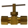thumbnail image 1 of Midland Industries 46023 0.37 Compression x Compression Needle Valve, 1 of 1