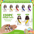 thumbnail image 5 of 120 pcs Little Jesus Figures Jesus Loves You Mini Jesus Figures Hide and Seek Religious Party Favors Sunday School Baptism Gifts, 5 of 9
