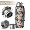 thumbnail image 2 of 20 Oz Pioneer Flower Coffee Tumbler Double Wall Insulated Stainless Steel Water Bottle | Metal Reusable Thermoses Flask with Cup Cap | Leak & Sweat Proof with Anti-Dust Lid, 2 of 7