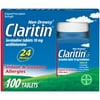 Claritin 24 Hour Non-Drowsy Allergy Medicine, Loratadine Antihistamine Tablets, 100 Ct