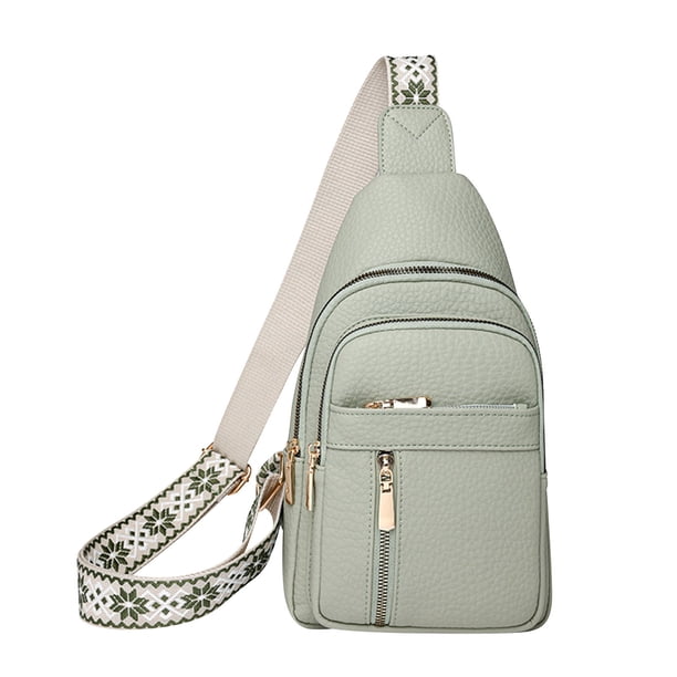 Bolsos Crossbody para las Mujeres Bolso de Cintura con Cremallera Casual de las Mujeres, Bolso Crossbody de las Mujeres, Bolso de Pecho Crossbody de los Hombres con Correa de Guitarra, Bolso de Mano,