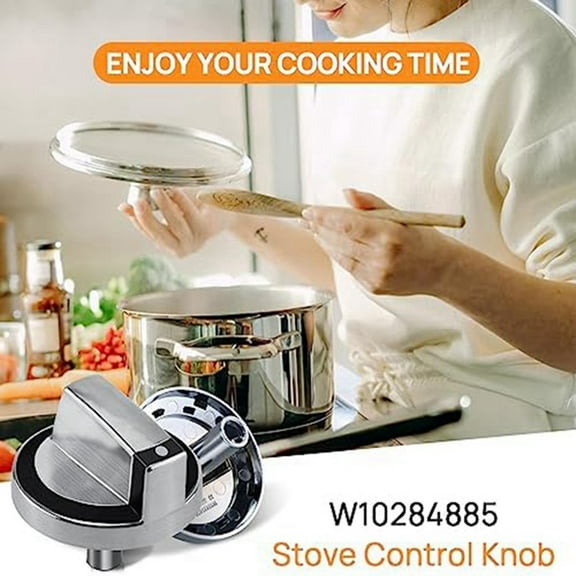 For W10284885 Gas Stove Oven Stove Knob Switch Replacement Parts Ap6018699