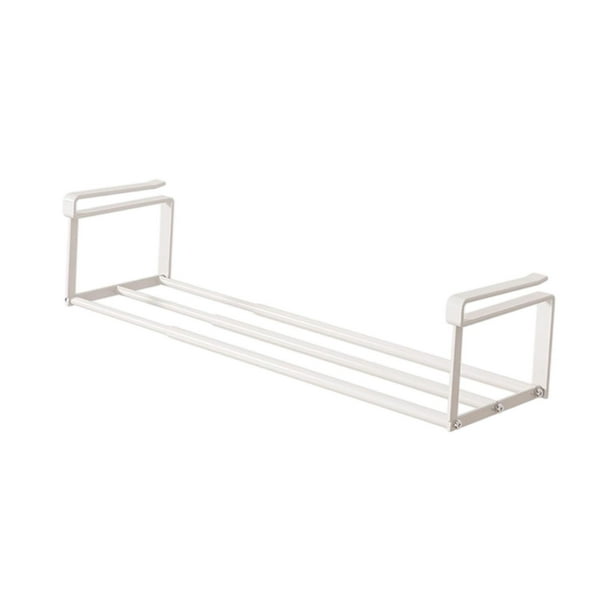 Zapatero extensible, organizador de almacenamiento, gran estante creativo debajo del gabinete para Blanco