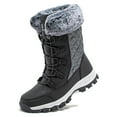 thumbnail image 4 of HOBIBEAR Women's Snow Boots Waterproof Slip Resistant Anti-Slip Cold Weather Winter Shoes, 4 of 8