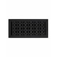 thumbnail image 1 of Cast Iron Floor Vent Cover 6″ x 16″ with Damper | Heavy-Duty Tudor Mushroom Design Decorative Register | Powder Coated, Repaintable, Handcrafted HVAC Duct Grille for Floors & Walls, 1 of 9