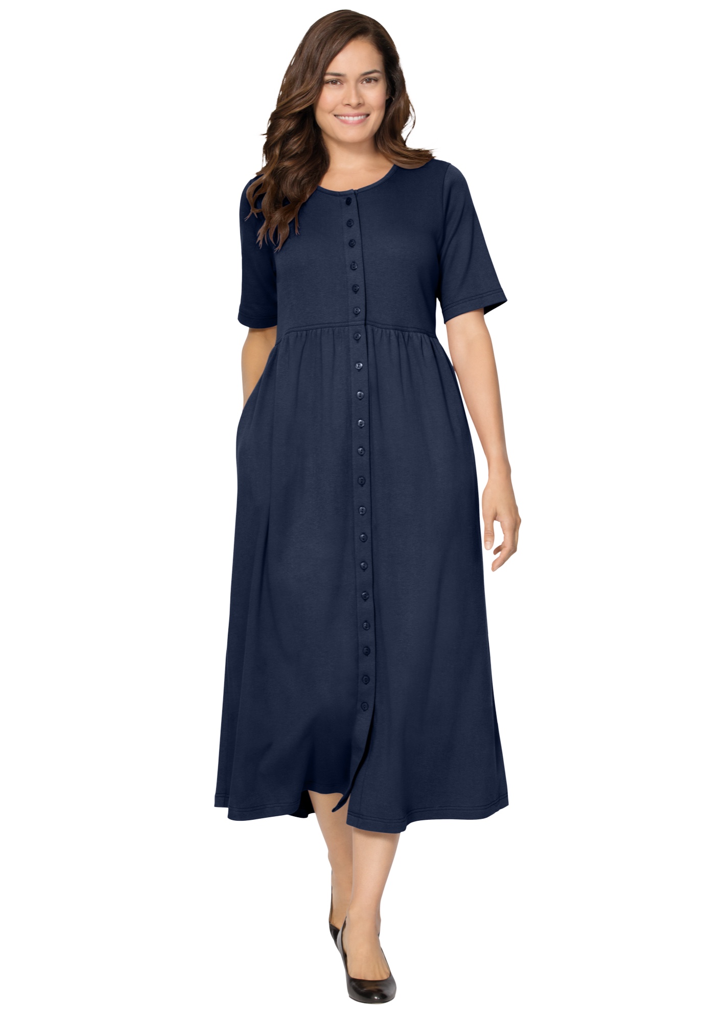 walmart plus size house dresses