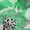 Sea Green, variant on oneOone Polyester Spandex Blue Fabric Abstract-Brush Stroke With Polka Dress Material Fabric Print Fabric By The Yard 56 Inch Wide