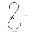 thumbnail image 2 of FRCOLOR Worgeous 2Pcs Durable S Shaped Plant Extension Hooks for Hanging Garden Outdoor, 2 of 10