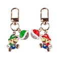thumbnail image 5 of 12-Pack Mario Video Game Character Enamel Metal Keychains - Collectible Figurine Key Rings with Question Block & Power-Up Charms​​, 5 of 6