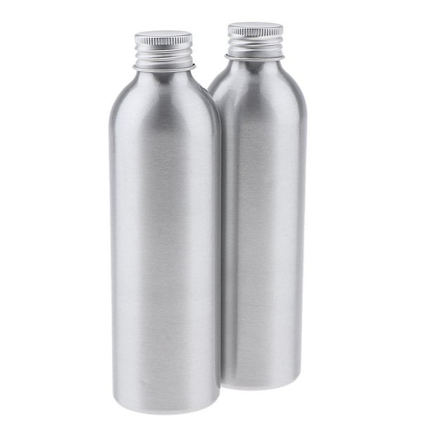 Botella de Aluminio de Seguridad perfecl 2 Paquetes Plata 250ml
