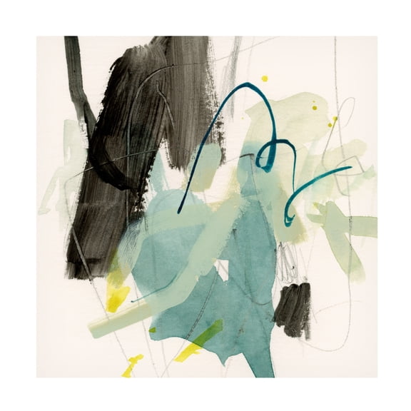 Victoria Barnes 'Seafoam And Slate I' Canvas Art