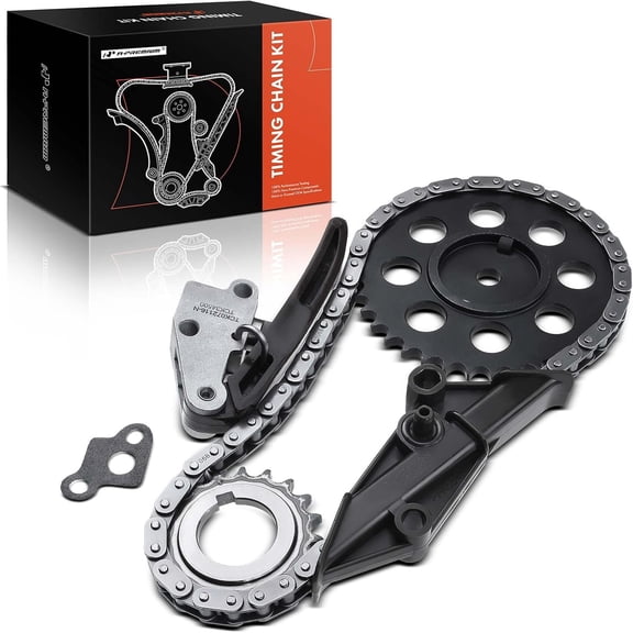 A-Premium Engine Timing Chain Kit W/Tensioner & Sprocket & Guide [OHV, V6 4.0L] Compatible with ford Aerostar 1995-1997, Explorer Ranger 1995-2000 & Mazda B4000 97-00