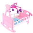 thumbnail image 2 of Cuna de Muñeca mecedora Sunnimix Modelo de muebles 32 x 25 x 29 cm, 2 of 6