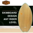 HYYYYH 37.5" Wood Skimboards Wooden Skim Board with Grip Pad for Kids