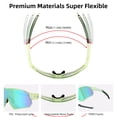 thumbnail image 4 of Gafas de sol polarizadas ROCKBROS para niños con protección UV400 para edades de 8 a 14 años, 4 of 9