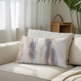thumbnail image 3 of Beige Gray Throw Pillow Cover, Pillowcase Protectors with Zipper, Breathable Decorative Lumbar Pillow Case Cover, Abstract Grunge Mottled Neutral Texture Pillow Shams for Couch Sofa 16x24Inch, 3 of 8