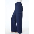 thumbnail image 2 of Roaman's Women's Plus Size Wide Leg Cargo Knit Jean, 2 of 5