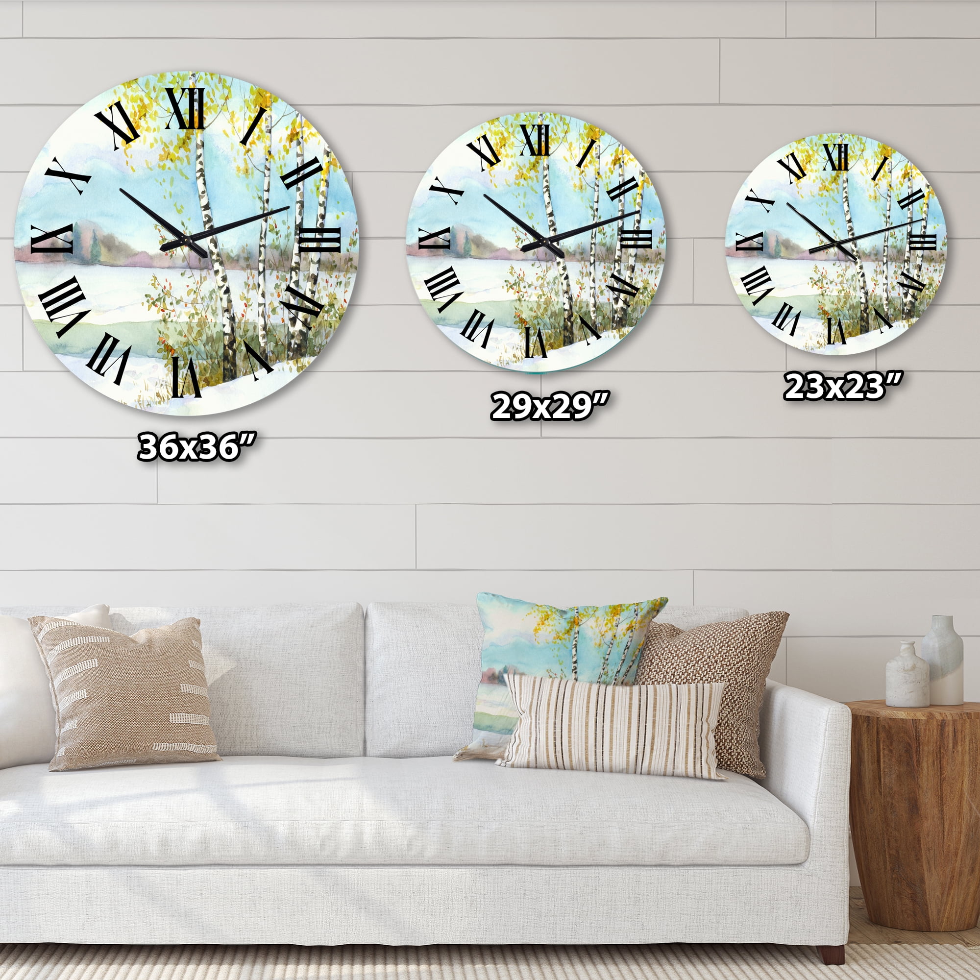 Designart 1 in Wall Clock
