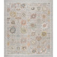 thumbnail image 2 of Crestwood Traditional Oriental 5x7 Gray and Aqua Polyester Indoor Area Rug, 5'3'' x 7', 2 of 6