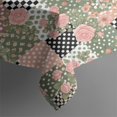 thumbnail image 5 of Pioneer Flower Floral Print Pattern Square Tablecloth, Waterproof Wipeable Spillproof Washable Table Cover for Home Kitchen Party Decor, 52"x52", 5 of 6