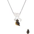 thumbnail image 2 of Delight Jewelry Resin Sitting Owl Silvertone Dream Big Pendant Necklace, 25", 2 of 4