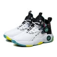 thumbnail image 3 of CPNG Youth Mens Basketball High-Top Shoes Sneakers Anti Slip Breathable Lace Up Cushioning Basketball Trainers Sports Shoes for Men Indoor and Outdoor, 3 of 8