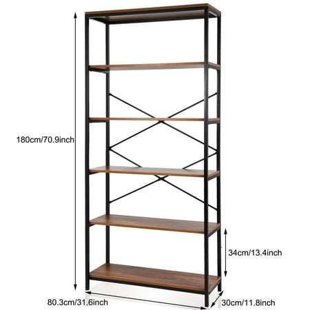Special 5 Tier Wooden Bookcase Storage Shelves Organizer Retro Special 5 Tier Wooden Bookcase Storage Shelves Organizer Retro Bookshelf Plant Display Shelf