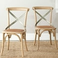 thumbnail image 2 of Safavieh Eleanor X Back  Dining Chair in Weathered Oak (Set of 2), 2 of 4