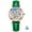 Green, variant on Women's Automatic Mechanical Watch – Hollow-Out Dial, Diamond-Encrusted Bezel, Waterproof Leather Strap, Luxury Fashion Design