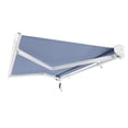 thumbnail image 5 of Awntech 20 Ft Key West Left Motorized Heavy Duty Patio Retractable Awning with Cassette (240in x 9.38in x 120in), Dusty Blue, 5 of 8