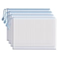 thumbnail image 2 of Ovzne Sac de Fichiers A4 Sac de Rangement de Documents Transparent Sac d'Archive à Fermeture Éclair en Liquidation, 2 of 6