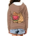 thumbnail image 3 of Psesaysky Boys Capybara Watermelon Hoodie Boy Girls Zip Up Hoodies with Pocket Toddler Boy Kids Cute Sweatshirt Winter Outerwear Jackets 11-13 Years, 3 of 7