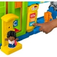 thumbnail image 3 of Fisher-Price Little People Light-Up Learning Garage Toddler Playset, 5 Play Pieces, Multi-Language Version, 3 of 6
