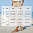 thumbnail image 5 of Sageysalite Plus Size Capri Pants for Women Cotton Linen Button Elastic Waist Side Slit Summer Beach Casual Pants with Pockets, 5 of 6