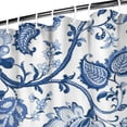 thumbnail image 3 of Waterproof Beautiful Colorful Floral Shower Curtain 72x72 Inch Boho Style Polyester Unique Shower Curtain for Bathroom Hotel Home Decor with 12 Plastic Hooks, 3 of 5