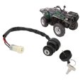 thumbnail image 1 of 2FJ-82510-02-00, Ignition Key Switch 4Pin Copper Wire  Finish Ignition Lock Cylinder  For ATV Replacement For  80 YFM80 ATV 1985-1998, 1 of 8