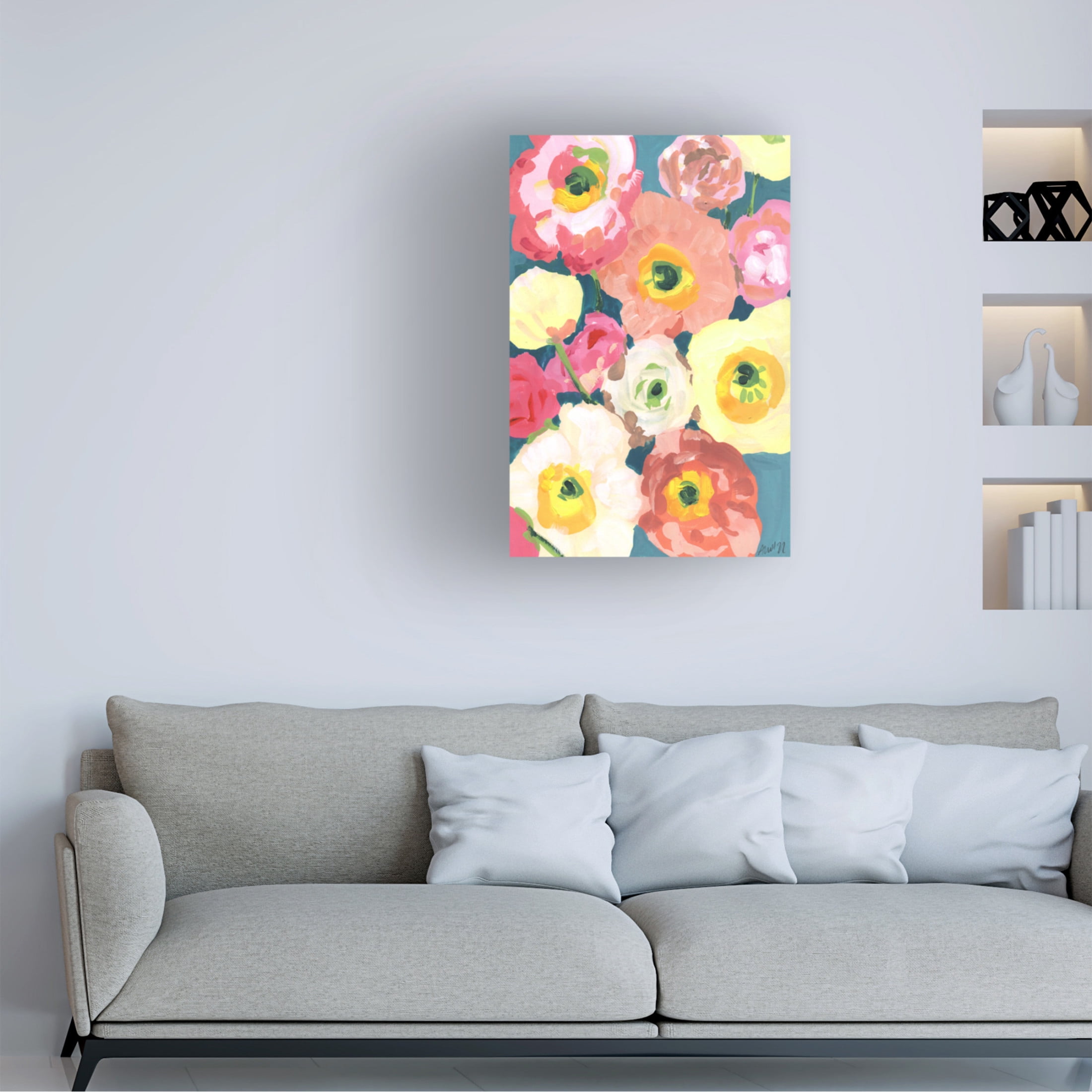Trademark Fine Art Ania Zwara Icelandic Poppies Canvas Wall Art