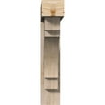 thumbnail image 2 of Ekena Millwork 7 1/2"W x 38"D x 38"H Merced Block Smooth Bracket w/ Offset Brace, Douglas Fir, 2 of 25