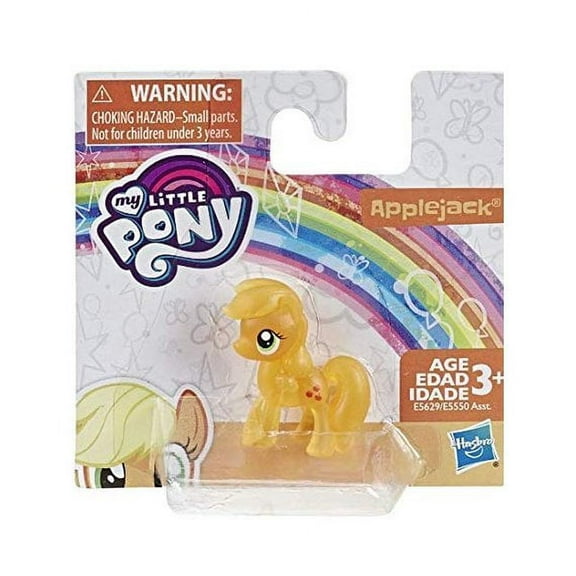 My Little Pony Applejack (2018) Hasbro Clear Orange Mini Figure