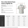 thumbnail image 5 of KLL Milk Tea Print Men's Shirt Short Sleeve Button Down Summer Cuba Beach Shirts- Small, 5 of 5